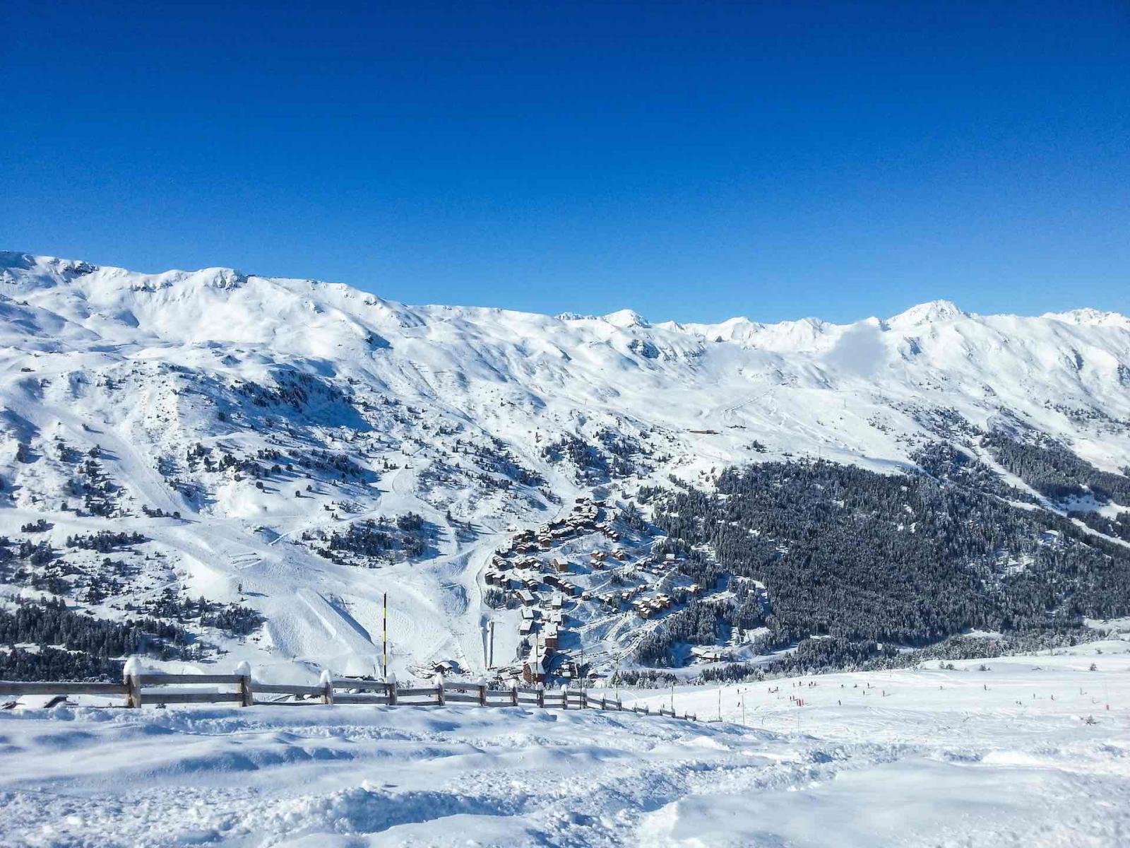 Ski slopes in Meribel