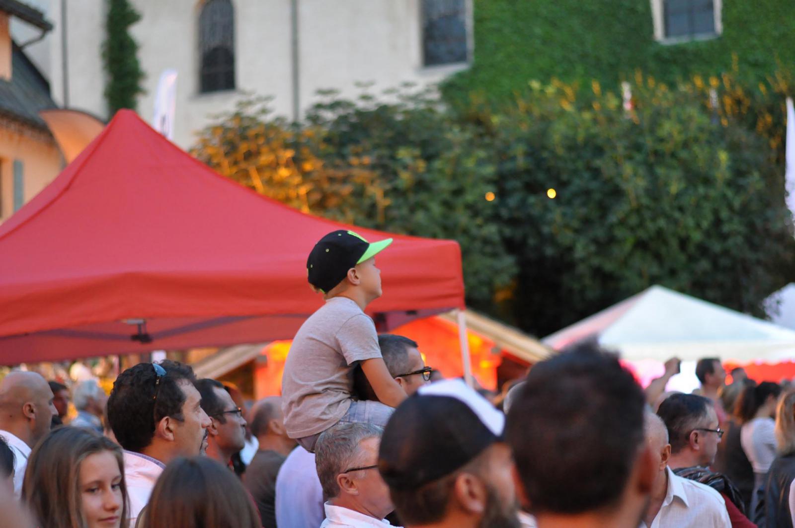 Culture bath in Megève with children summer 